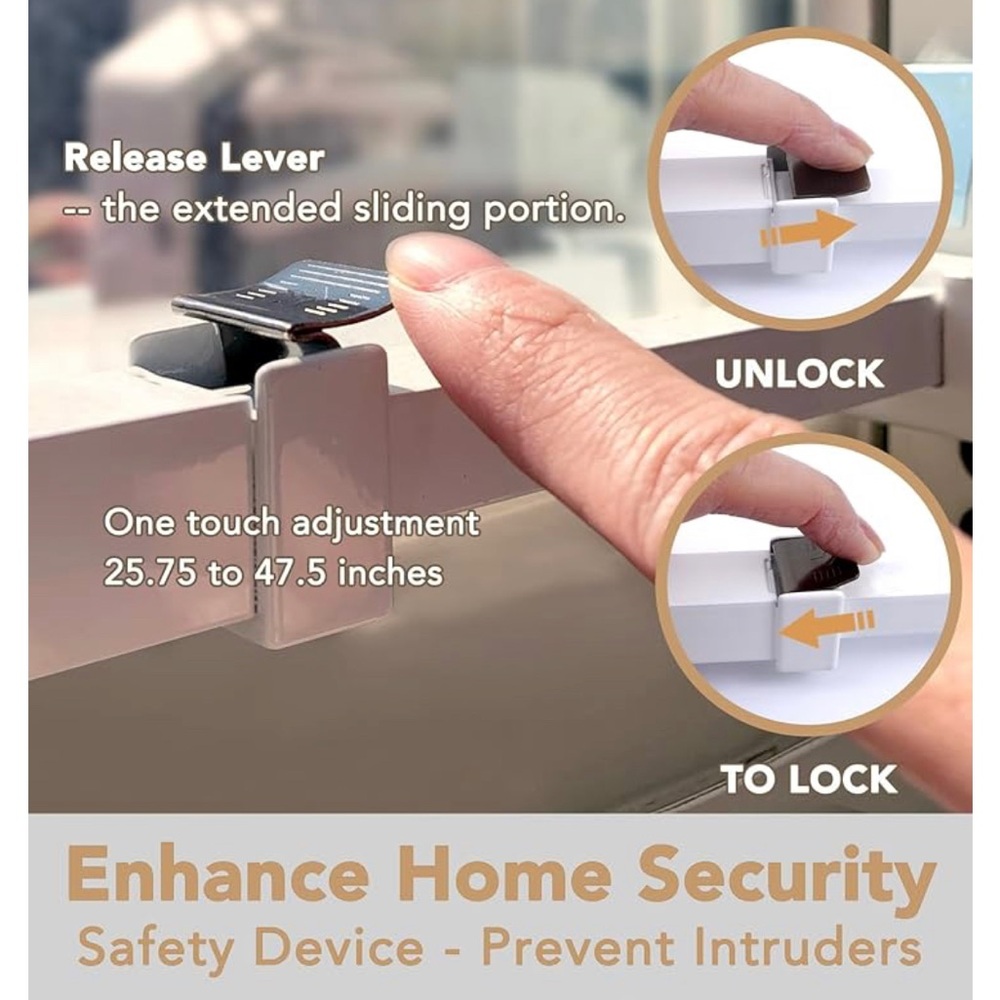 🪟 Door/Window Security Bar - Picture 4 of 15